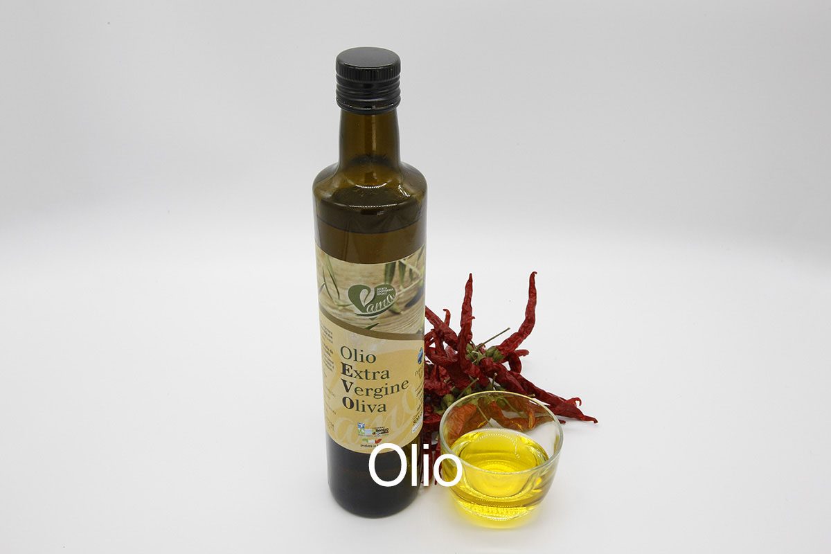 Olio extravergine di oliva bottiglia 250 ml.